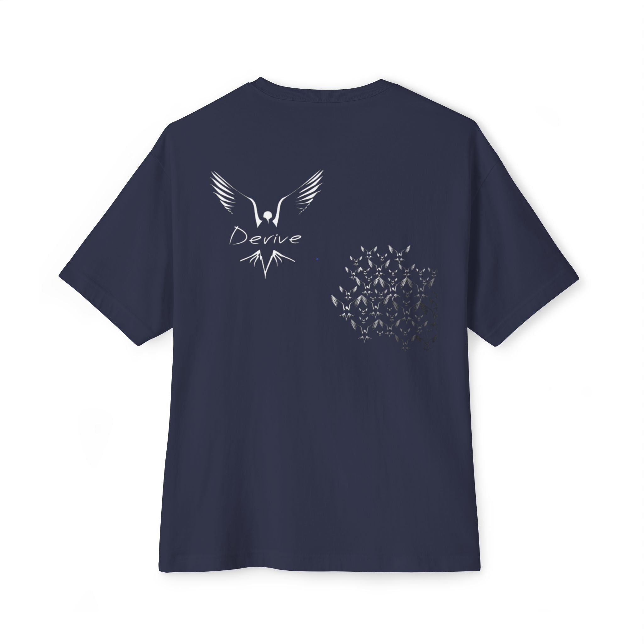 Unisex Oversized Boxy Tee with 'Derive' Graphic, Casual Streetwear, Comfy Everyday Wear, Gift for Friends, Unisex Apparel