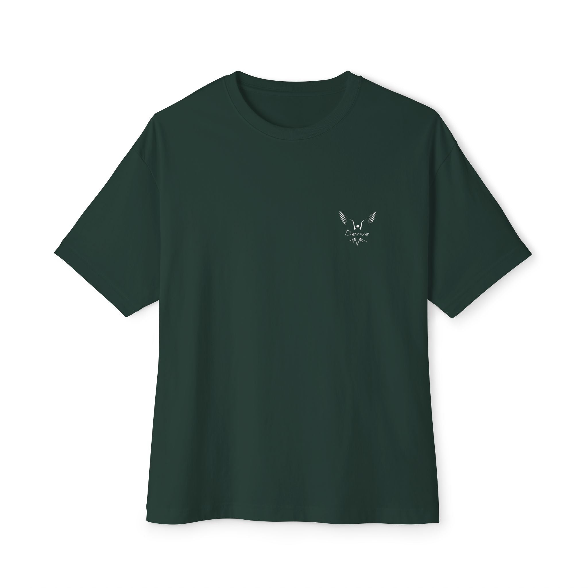 Unisex Oversized Boxy Tee with 'Derive' Graphic, Casual Streetwear, Comfy Everyday Wear, Gift for Friends, Unisex Apparel