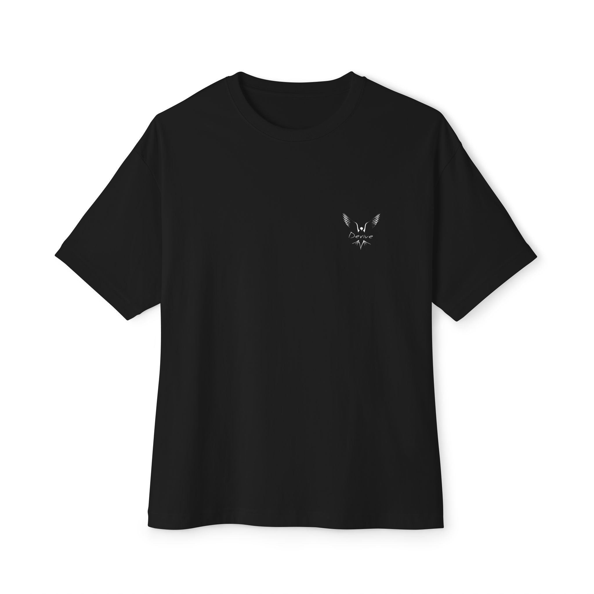 Unisex Oversized Boxy Tee with 'Derive' Graphic, Casual Streetwear, Comfy Everyday Wear, Gift for Friends, Unisex Apparel